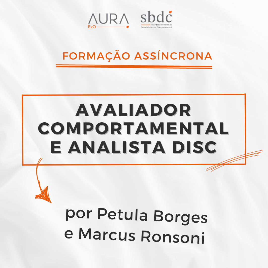 Formação online Avaliador Comportamental e Analista DISC